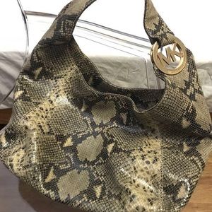 Michael KORS Phyton bag and matching wallet